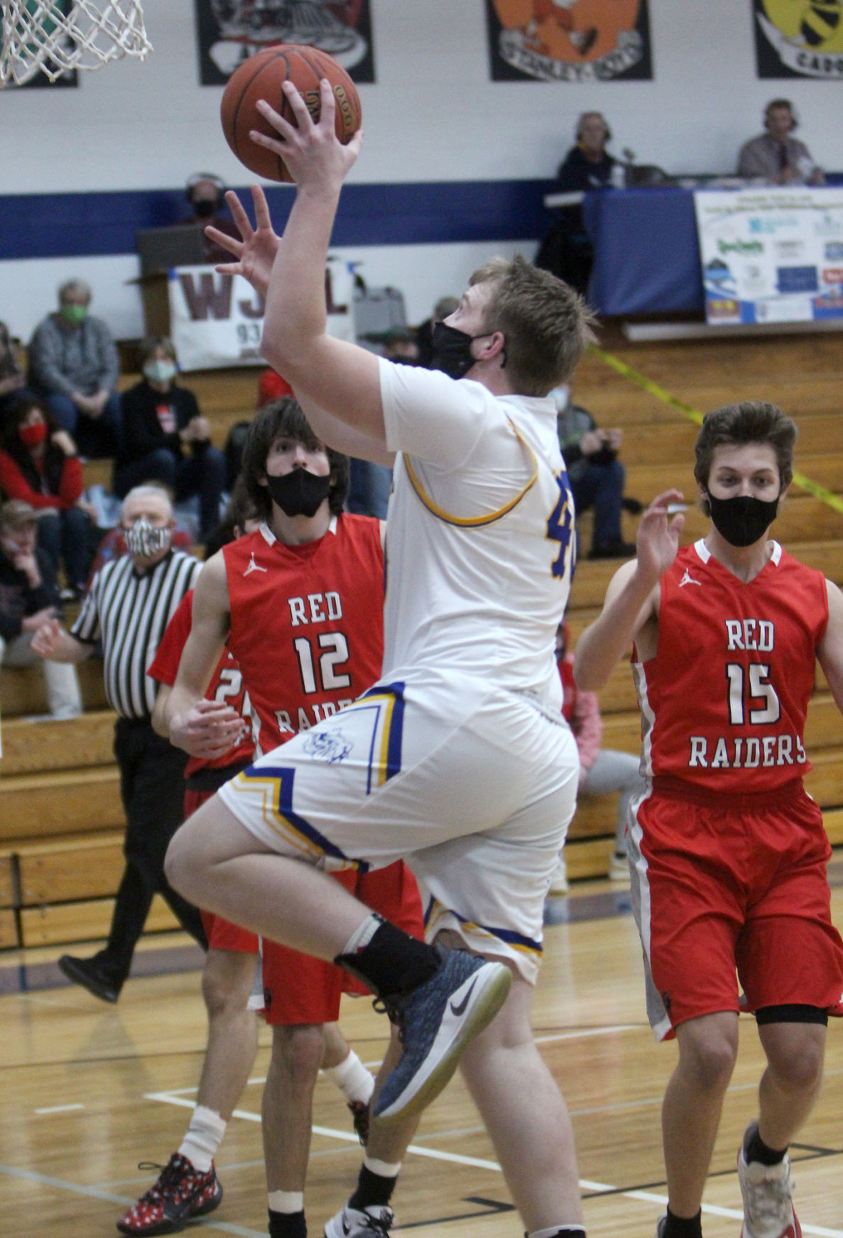 Bruce at McDonell boys basketball 2-19-21